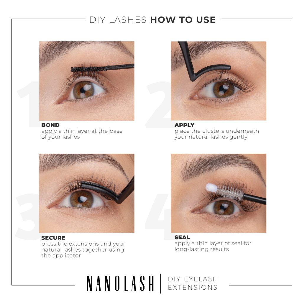 cluster eyelash extensions